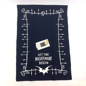 Hallmark Disney Nightmare Before Christmas NBC Tea Towel Let the Nightmare Begin